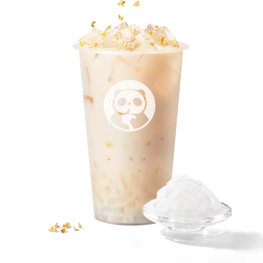 Oolong Milk Tea with Coconut Jelly