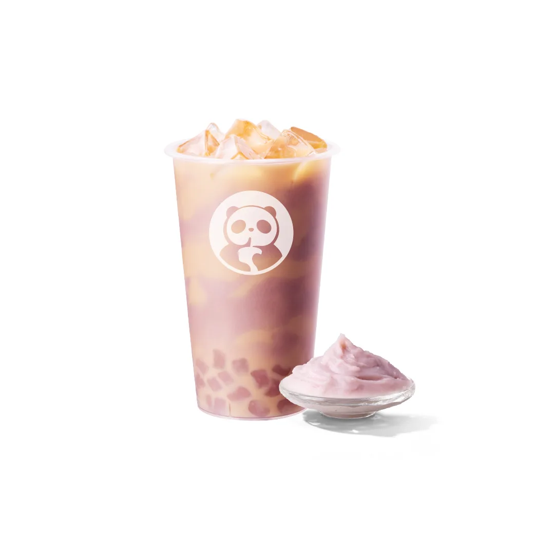 Extra-rich taro milk tea