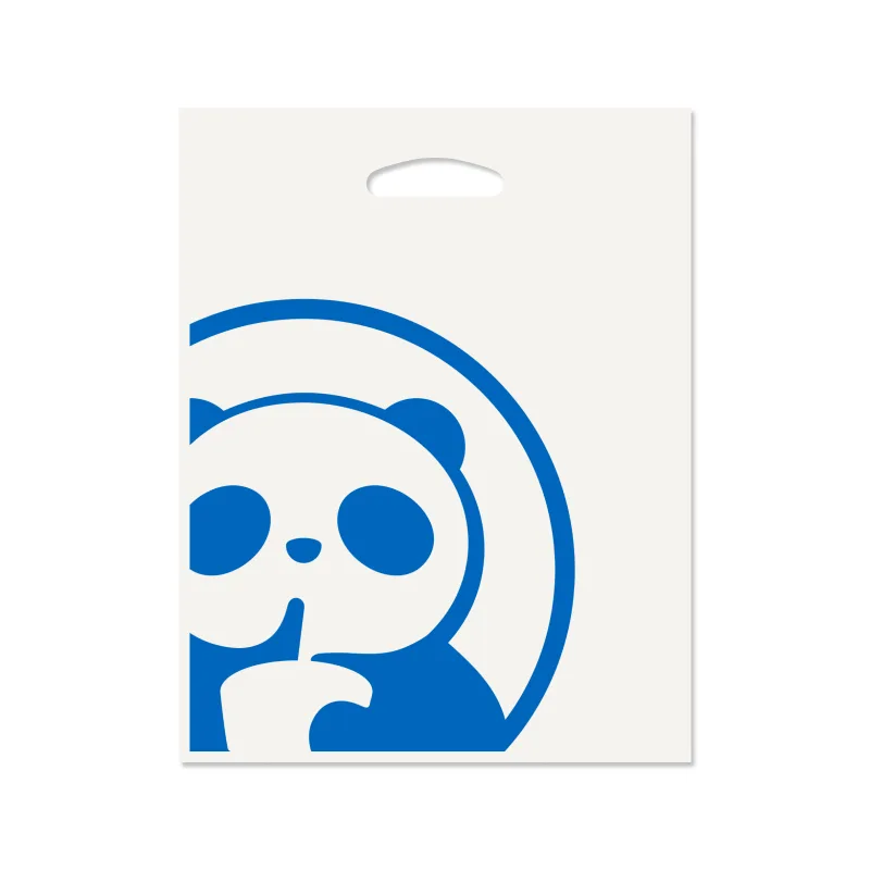 Double-cup plastic bag