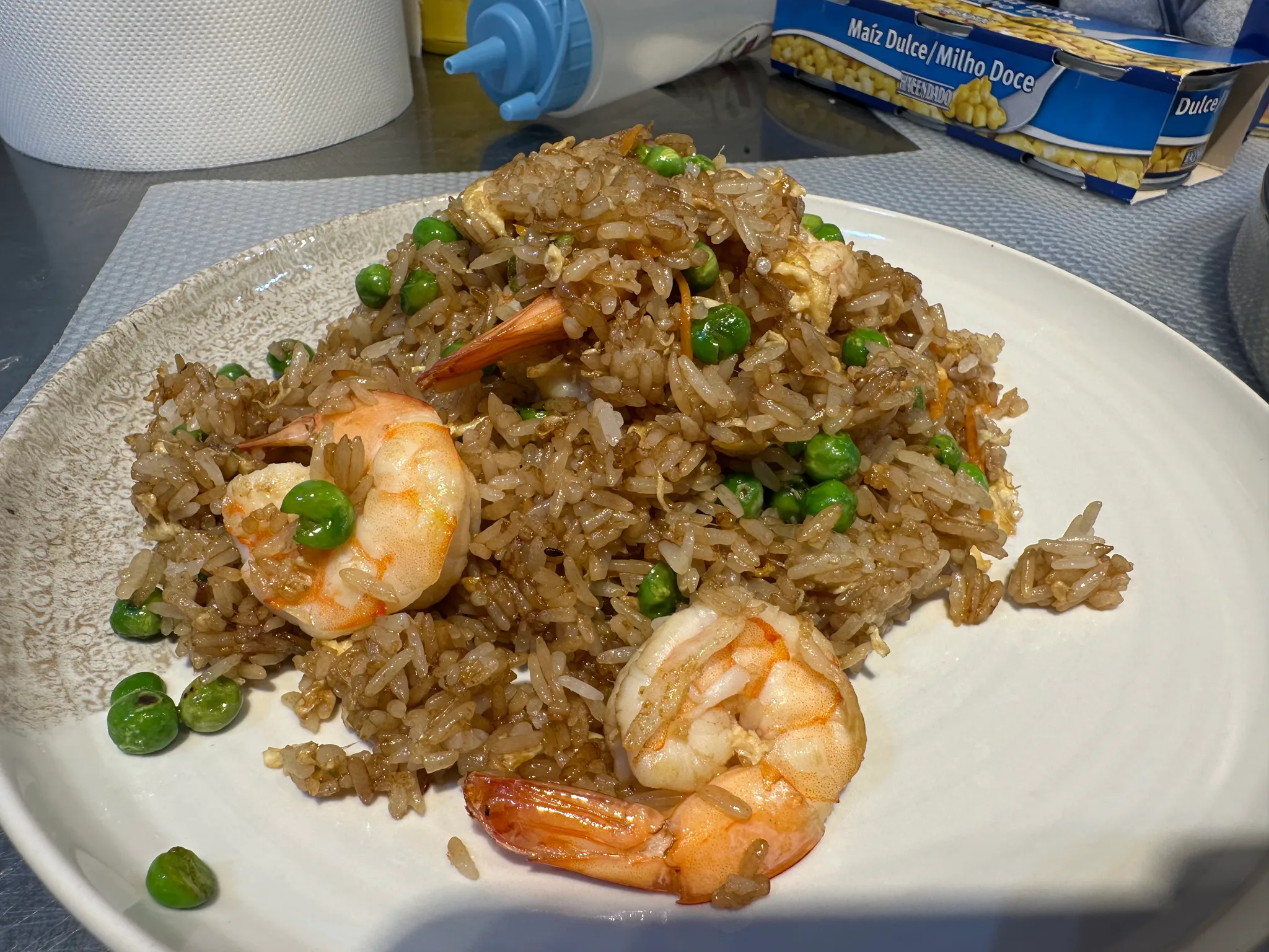 45.ARROZ FRITO CON GAMBAS/虾饭